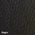 Silla ergonómica giratoria Udine Economy: Con estructura negra, reposabrazos y tapizado Baly (textil), Bonday o piel ecológica - Piel ecológica: Negro - 